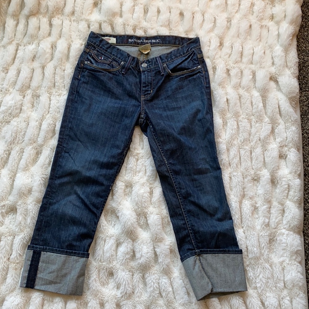 Banana Republic modern Skinny Cropped jeans